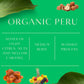 Liquid Gold Coffee Organic Medium Roast, Fairtrade, 12 oz Bag, 100% Arabica Beans, Small Batch Roasted in USA