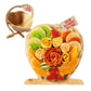 Mothers Day Gift Basket- Dried Fruit Heart Food Tray- Healthy Gourmet Snack Box- Variety Snacks - Love, Sympathy, Mom, Mother, G