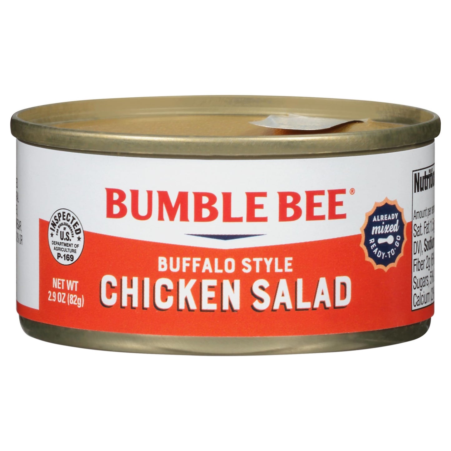 Bumble Bee Snack On The Run Buffalo Chicken Salad With Crackers Kit, 3.4 Oz (Pack Of 12) - Ready To Eat, Spoon Included - Shelf Stable & Convenient Protein Snack