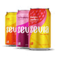 Zevia Zero Sugar Soda, Fruity Variety Pack, 12 oz Cans (24-Pack) - Naturally Sweetened, Zero Calorie Sugar Free Soda - Non-GMO P