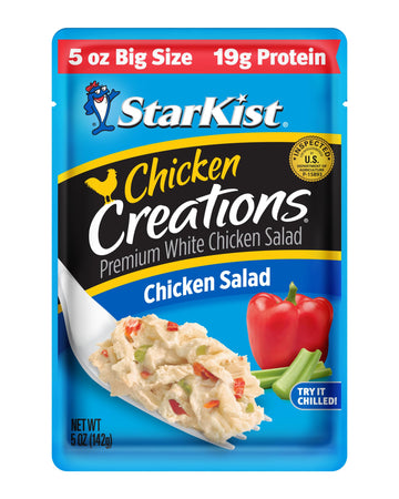 StarKist Chicken Creations Chicken Salad, 19g Protein, Gluten Free, Ready to Eat, 5 oz Pouch (1 Pack)