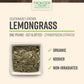 Frontier Co-op Organic Lemongrass, 1lb Bulk Bag - 100% Pure Dried Lemon Grass for Tea & Seasoning, Kosher Certified