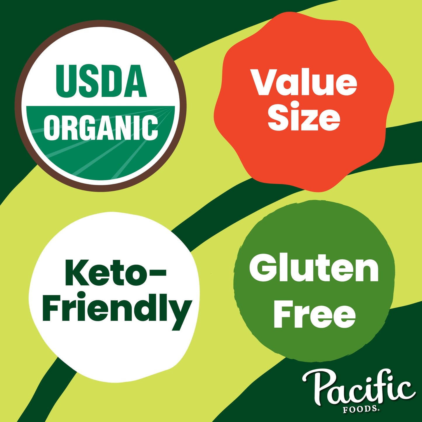 Pacific Foods Organic Free Range Chicken Broth, 48 oz Carton (Case of 8)