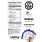 Think Jerky Classic Beef Jerky, Gluten-Free, Grass-Fed, Low Calorie, 2.2 oz Bags, 4 Pack