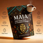 Maia Ceremonial Cacao - 100% Pure Natural  Enhanced with Flavanol  Theobromine  Magnesium & Natural Flavonoids Blend  For Mental Clarity  Focus  Energy Boost & Mood Elevation  Zero Sugar  Non-GMO  Vegan