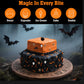 Twisweet Halloween Sprinkles, Pumpkin Sprinkles for Cake Decorating, Edible Candy Ghost Bat Sugar Sprinkle Mix, Black and Orange
