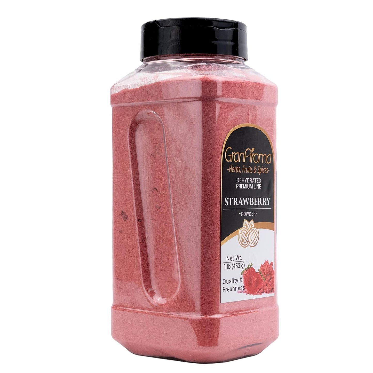 Granaroma Strawberry Fruit Powder, Juicy, Zesty, Perfect For Smoothies, Baking, Desserts, And Beverages (16 Ounce)