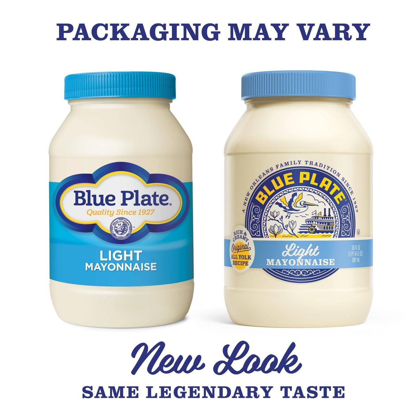 Blue Plate Light Mayonnaise, 30 Fl Oz Jar (Pack of 1)