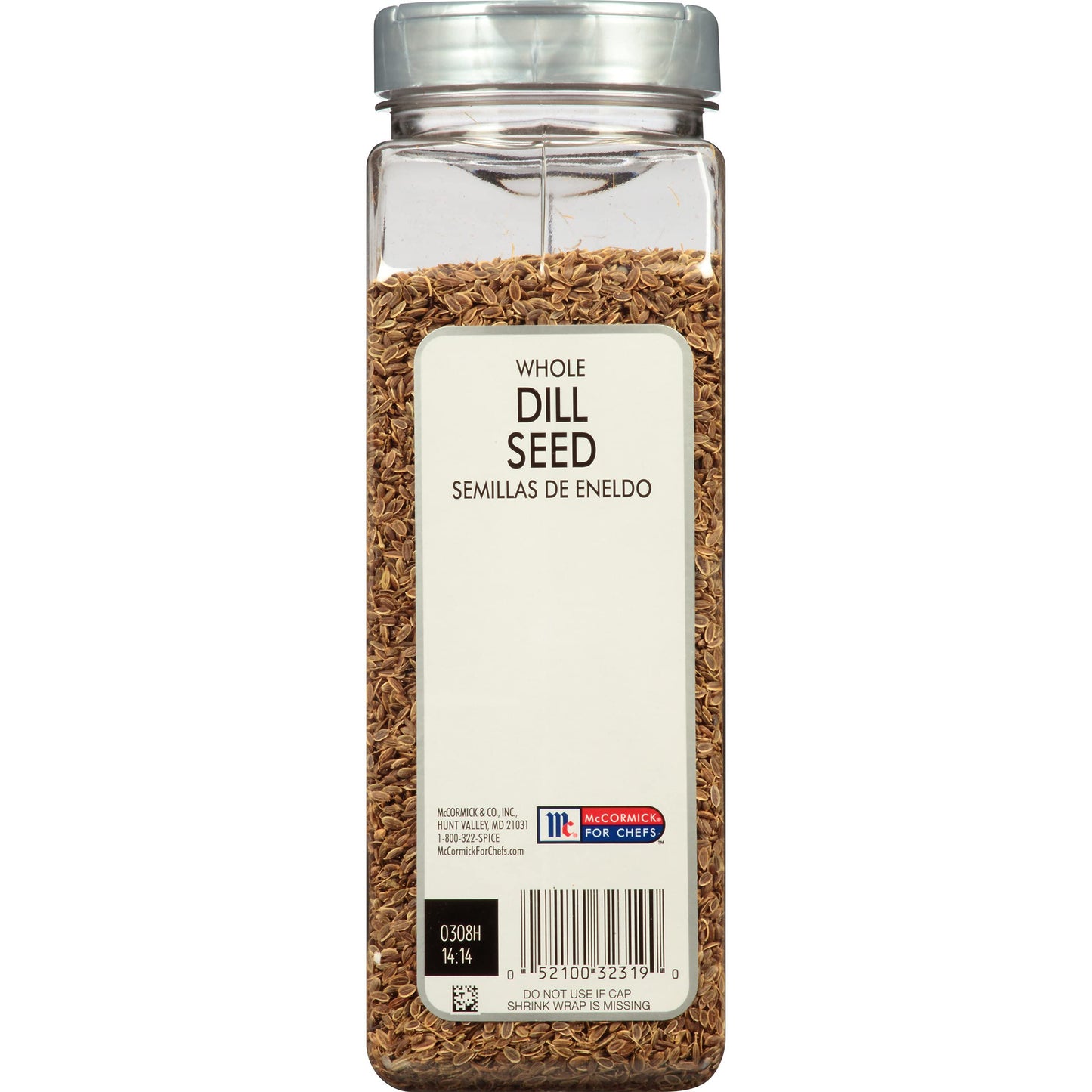 McCormick Culinary Whole Dill Seed Spice, 15 Ounce Container for Salads, Dressings, Pickling and More