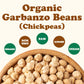 Food to Live Organic Garbanzo Beans, Dried Chickpeas, Non-GMO, Kosher, 10 Pounds