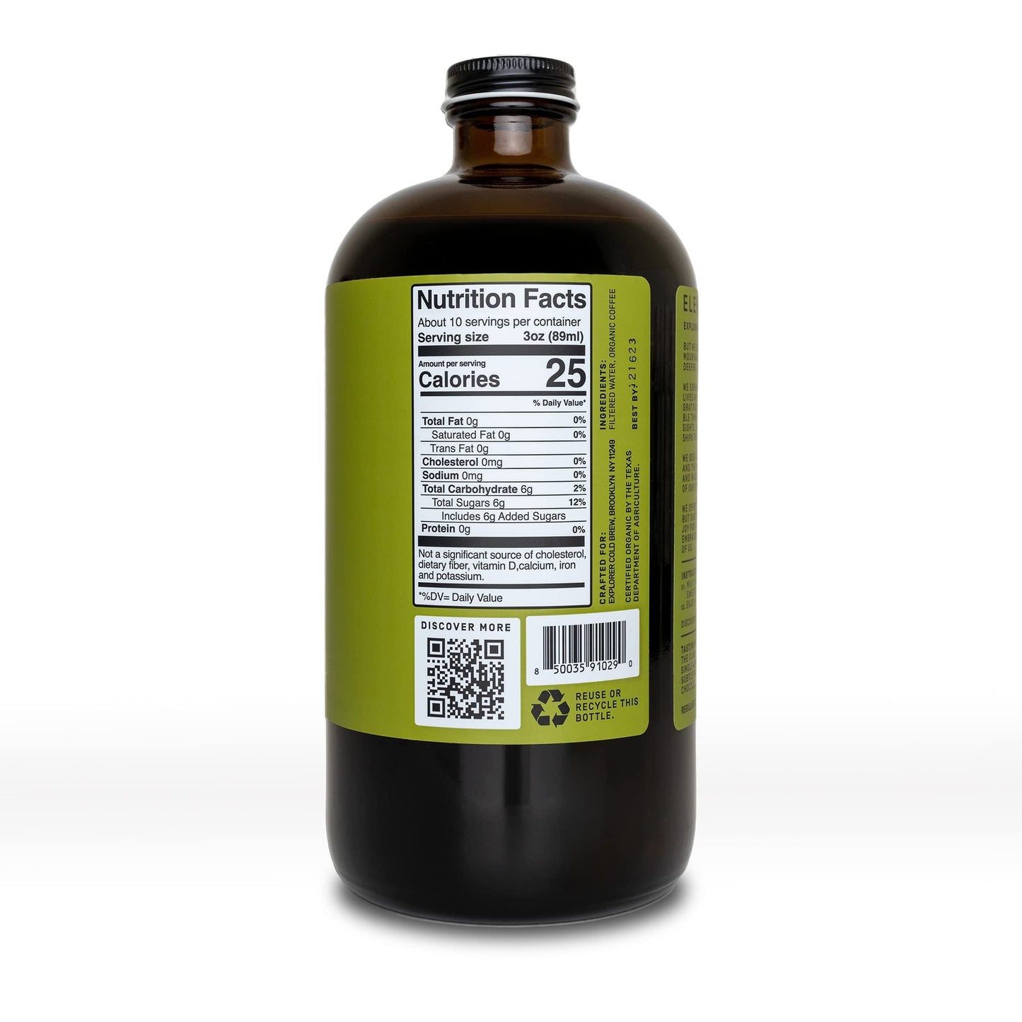 Explorer Organic Chai Tea Concentrate, Magician Spiced Honey, Drink Iced Or Hot, 32 Fl Oz, Makes 8 Cups