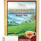 TeeLux Decaf Chocolate Hazelnut Black Tea, Decaffeinated Black Tea Flavored with Natural Chocolate & Hazelnut, Smooth & Full-Bod