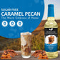 Syruvia Sugar Free Caramel Pecan Syrup With Syrup Pump Dispenser - Caramel Pecan Coffee Syrup Flavor, 25.4 Fl Oz, Kosher, Gluten