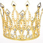 Gold Rhinestone Crown Cake Topper Birthday Party Wedding Decor Supply For Women Lady Girl Bridal Wedding Themed Baby Shower Deco