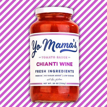 Yo Mama’s Foods Keto Pasta Sauce - No Sugar Added, Low Carb, Gluten Free - 1.56 lb (Pack of 2)