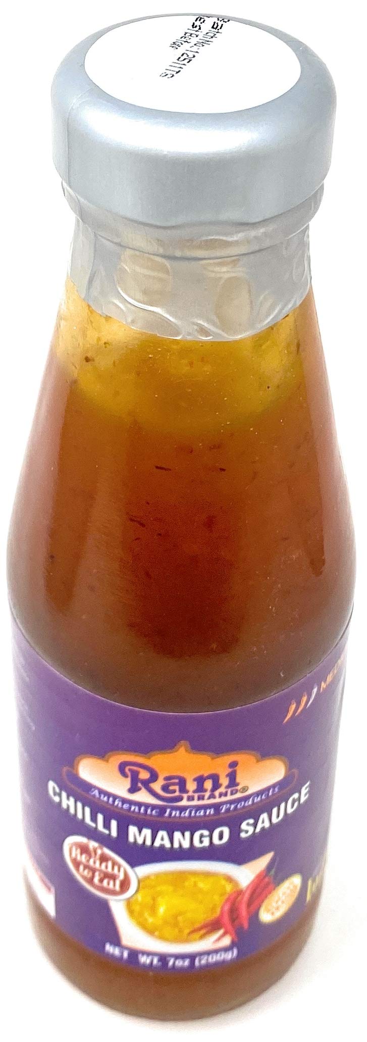 Rani Chilli Mango Sauce (Sweet & Spicy Dipping Sauce) 7Oz (200G) Glass Jar, Ready To Eat, Vegan ~ Gluten Free | Non-Gmo | Indian