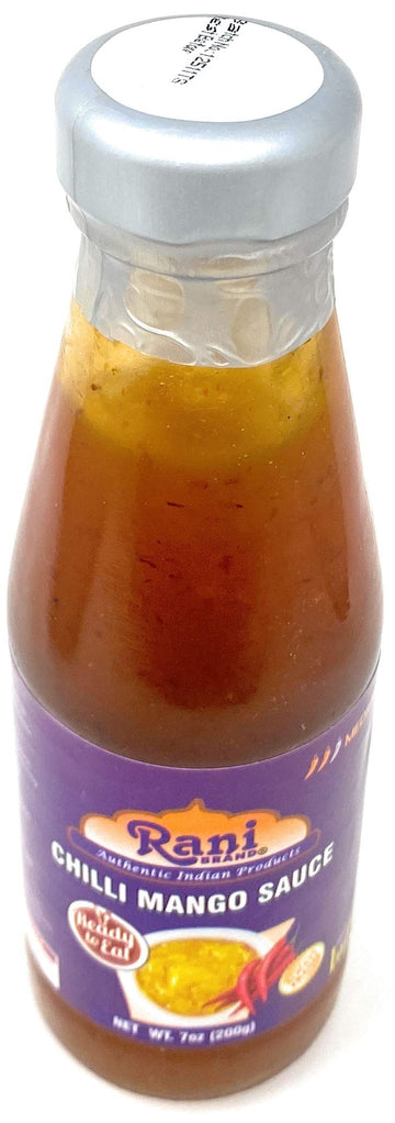 Rani Chilli Mango Sauce (Sweet & Spicy Dipping Sauce) 7Oz (200G) Glass Jar, Ready To Eat, Vegan ~ Gluten Free | Non-Gmo | Indian