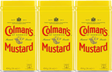 Colman'S Mustard Powder, 16-Ounce Cans (Pack Of 3)