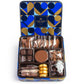 Blue Bow Gourmet Artisanal Chocolate Assortment Gift Tin - Full Size, Ideal for Birthdays, Thank You, and Holiday Gifts