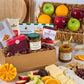 Christmas Fruit Basket Of Fruits, Cheese, Chocolate And Nuts By Gourmetgiftbaskets.Com