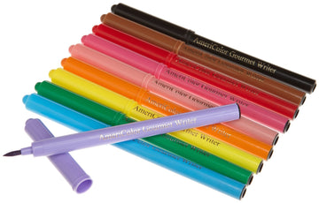 Gourmet Writer Food Decorator Pens, Assorted Colors, Set of 10