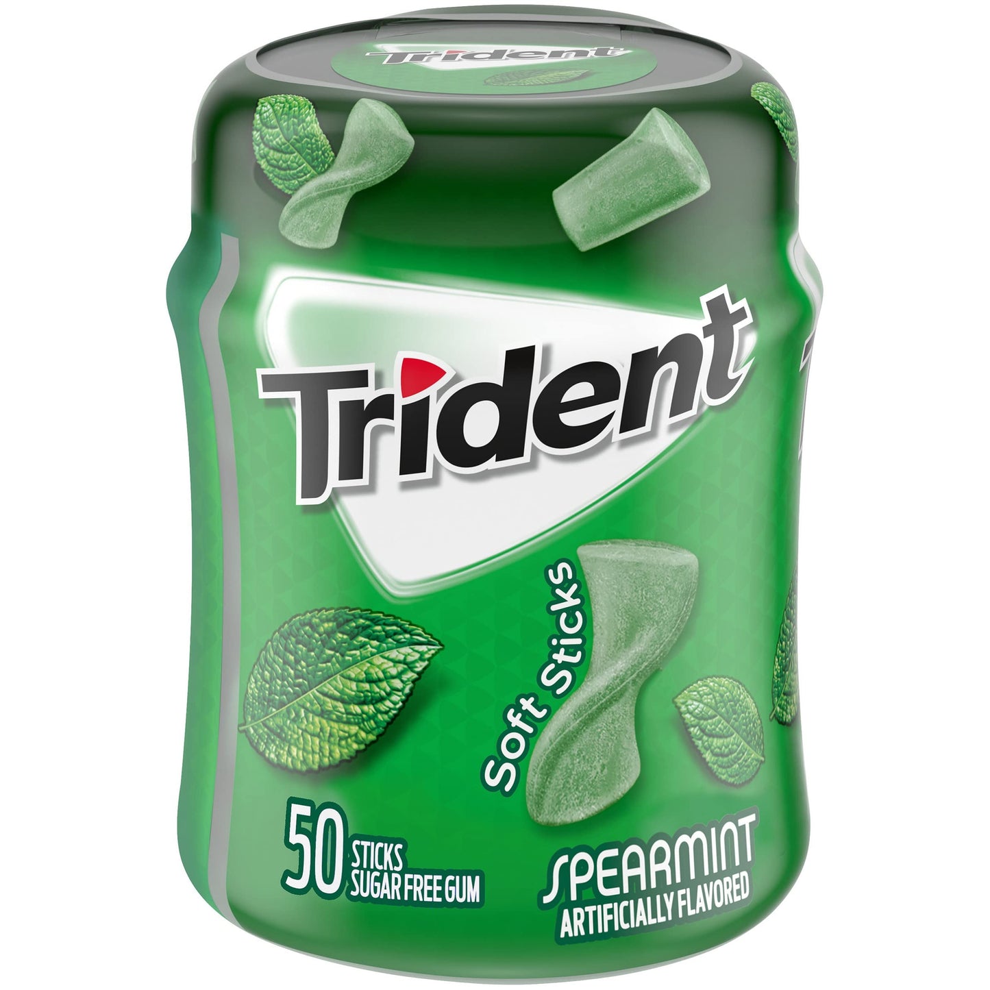Trident Unwrapped Gum  Spearmint 50-Ct