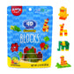 Amos 4D Gummy Blocks Candy Bricks, Edible Building Blocks, Themed Novelty Candy For Kids Birthday Party, Cupcake Topper, Reseala