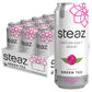 Steaz Organic Green Tea Zero Calorie Raspberry - Antioxidant Brew - 16 Fl Oz (Pack of 12) - 65mg Caffeine - Vegan, Fair Trade