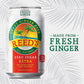 Reeds Zero Sugar Extra Ginger malt-inspired - Crafted with Fresh Ginger - 12oz Cans, 24 Pack