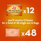 Jolly Time 100 Calorie Healthy Pop Butter Microwave Pop Corn - 4 Ct (Pack Of 12), Package May Vary