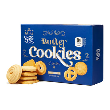 Choczero Keto Butter Cookies - Sugar Free Danish Shortbread - Gluten Free, Low Carb, 8 Ounce (Pack Of 1)