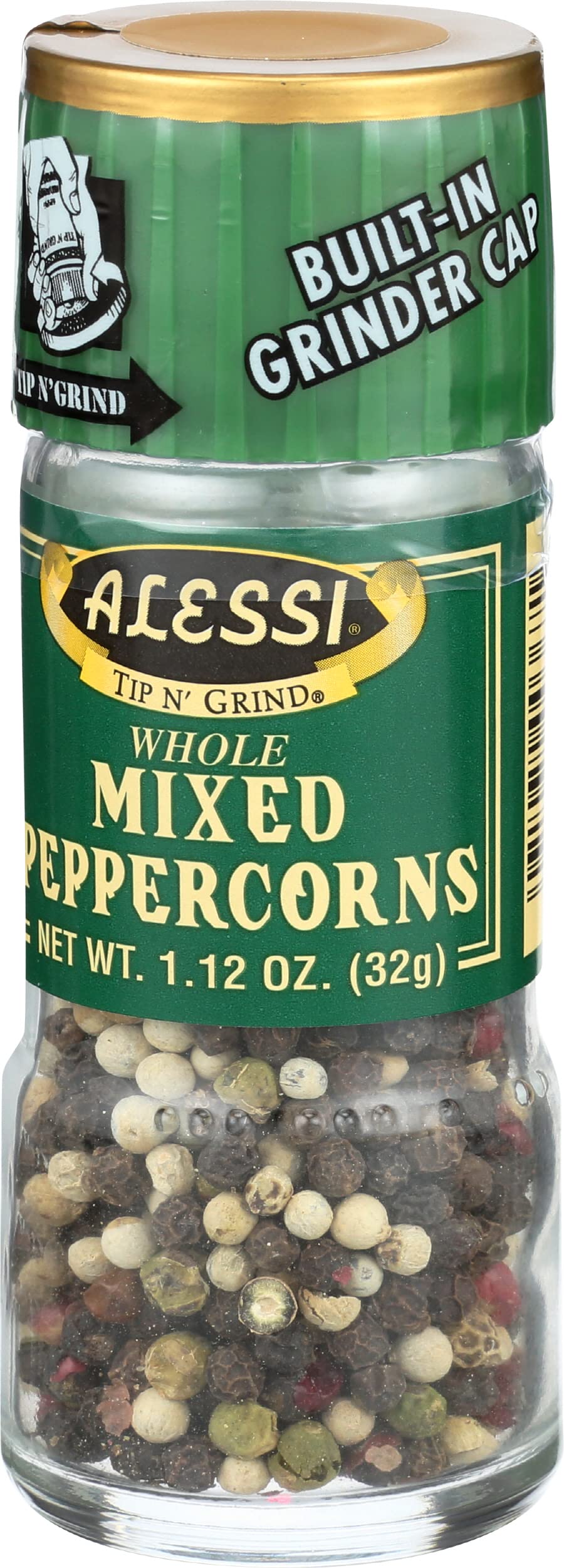 Alessi Grinder Mixed Peppercorn Whole, 1.12 oz
