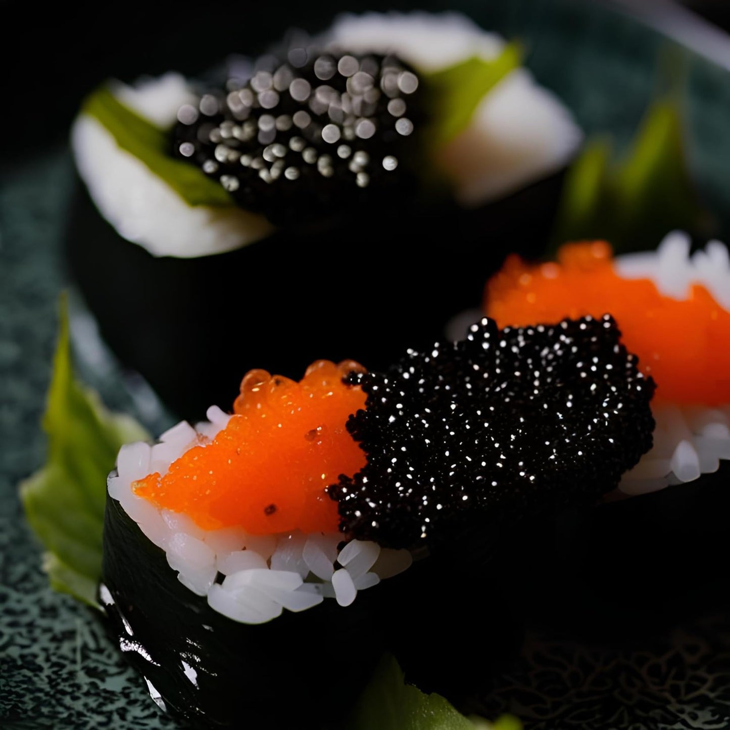 Pacific Secrets Black Vegan Caviar | Seaweed | No-Fish | Kosher | 4.4 Oz Glass Jar
