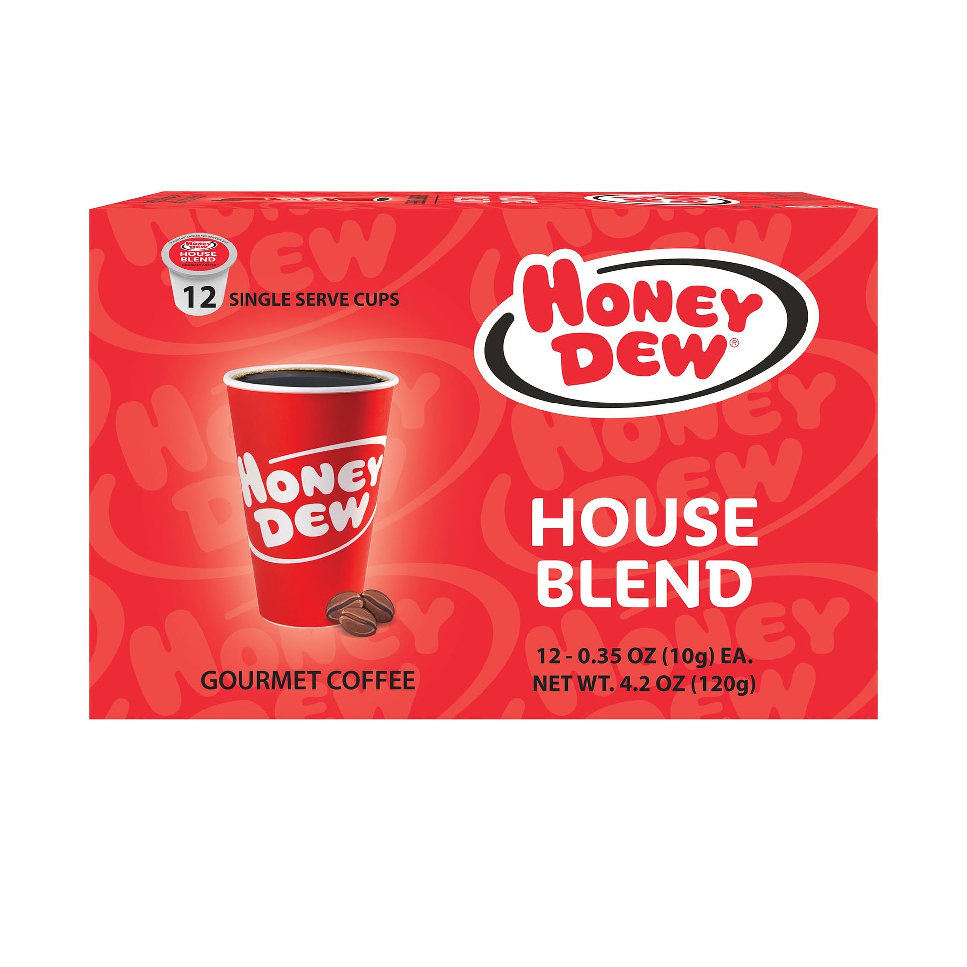 Honey Dew Coffee – House Blend – Single Serve Coffee Pods, Compatible With Keurig Malt-Inspired – 12 Pods