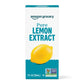 Happy Belly Pure Lemon Extract, 1 fl oz, 100% Natural Flavoring, Ideal for Baking and Cooking