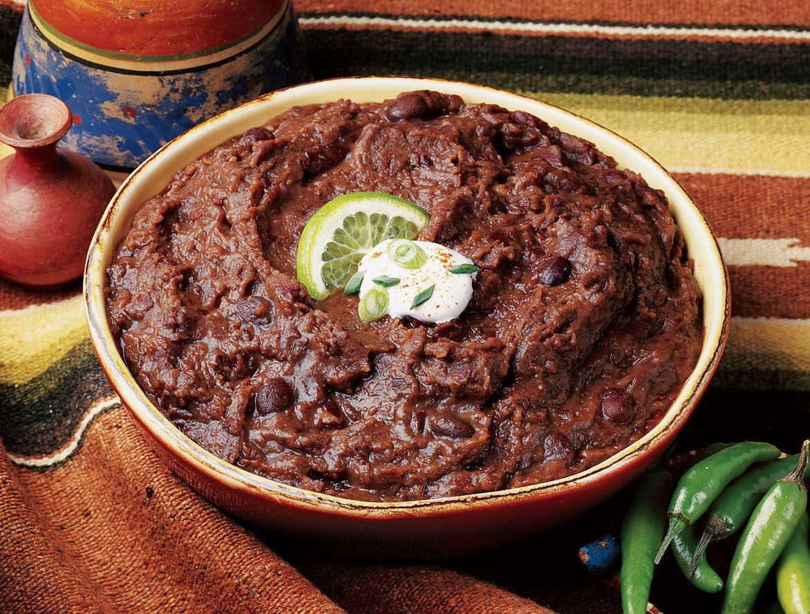 Amys Organic Refried Beans Canned, Light in Sodium Refried Black Beans, Vegan Gluten Free and Vegetarian, 15.4 Oz