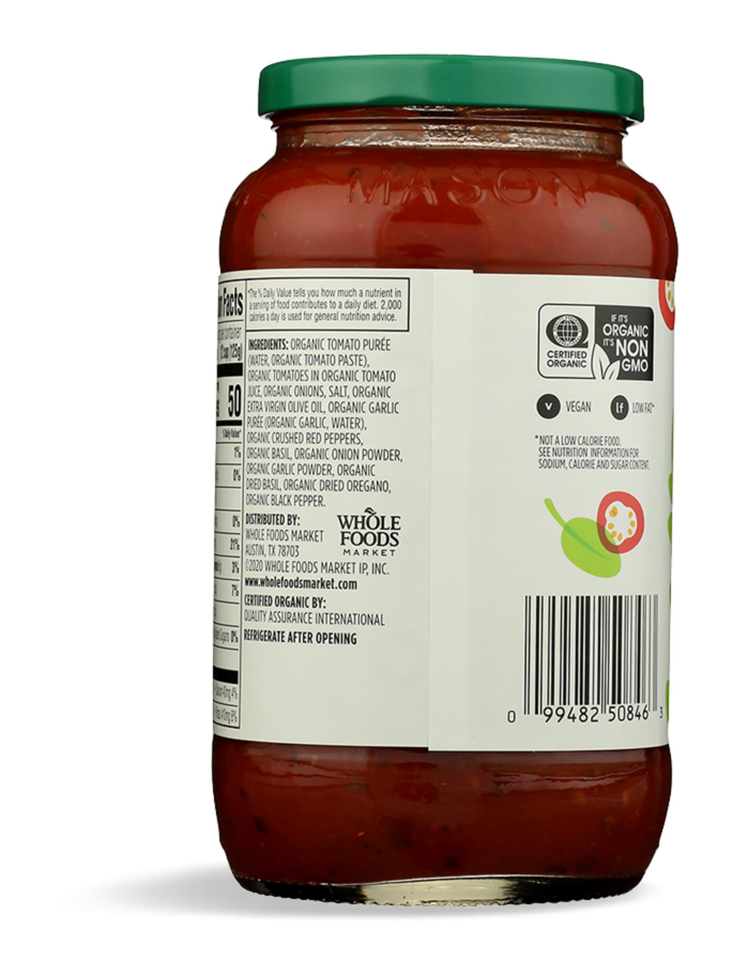 365 by Whole Foods Market, Organic Arrabbiata Pasta Sauce, 25 Ounce