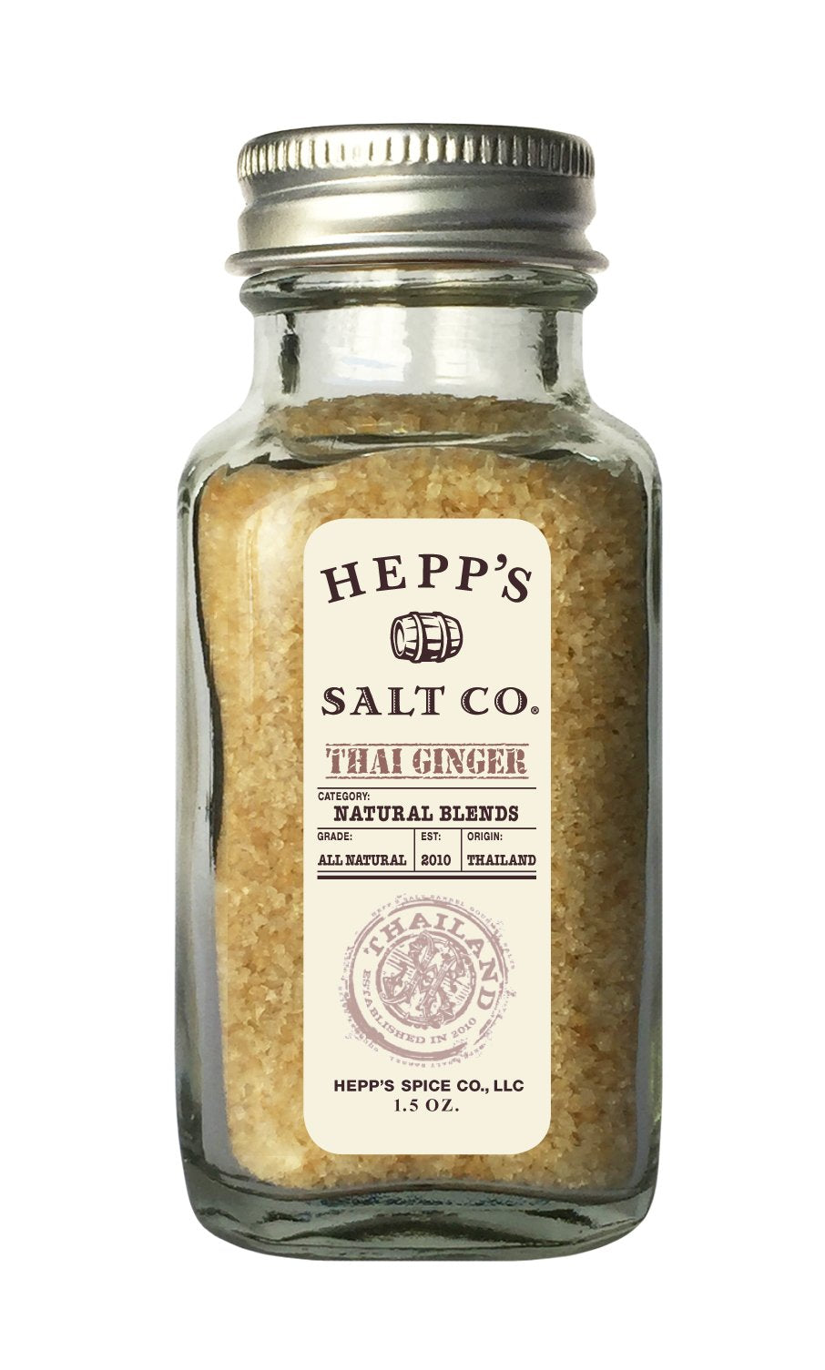 Hepps Salt Co. Thai Ginger Sea Salt, 1.5 Ounce