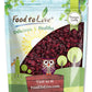 Food To Live Dried Cranberries, 1.5 Pounds – Raw, Kosher, Vegan, Lightly Sweetened And Coated With Sunflower Oil, Unsulfured, Bulk