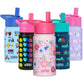 Wildkin 14 Oz Stainless Steel Water Bottle, Insulated, Leak Proof, Pink Floral, 6.75 X 2.875 inches