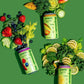 BE AMAZING Peach Mango Greens Drink - 10 Organic Fruits & Veggies, 12 oz (Pack of 8), Low Sugar, Vegan, Gluten Free, 25 Calories