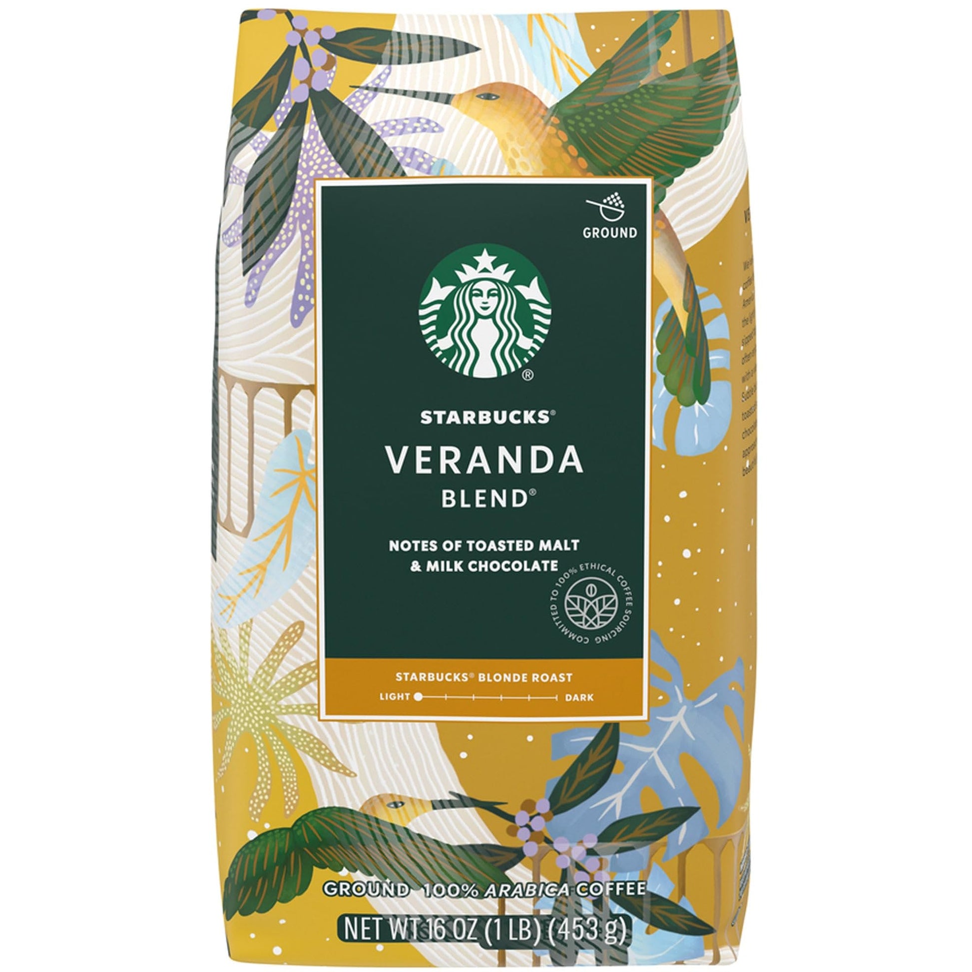 Starbucks - SBK11019631 enhanced Blonde Roast Ground Coffee, 1 lb