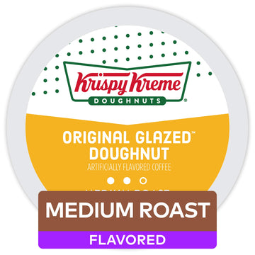 Krispy Kreme Original Glazed Doughnut, Single-Serve Keurig K-Cup Pods, Flavored Medium Roast Coffee, 72 Count