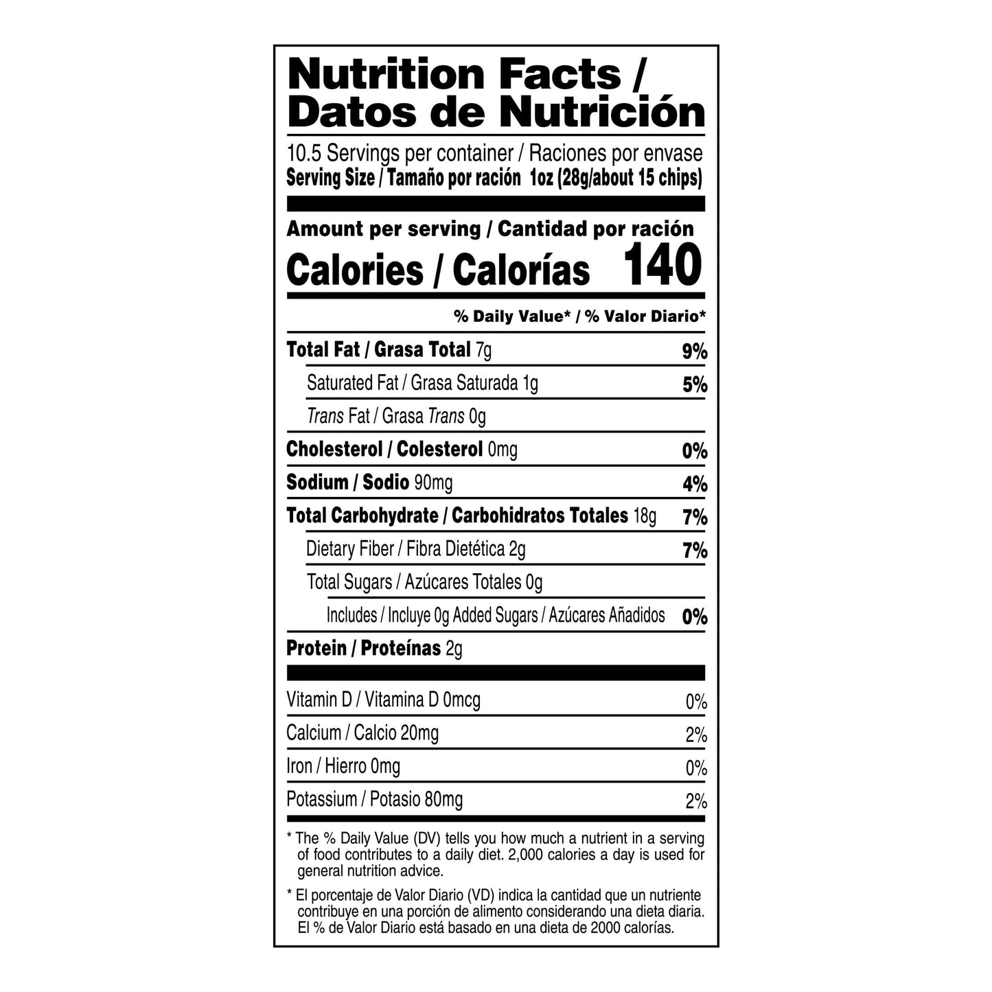 Calidad Chip Mexican Restaurant Style 10.5oz
