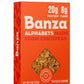 Banza Chickpea Pasta, Alphabets - Gluten Free Healthy Pasta, High Protein, Lower Carb And Non-Gmo - (Pack Of 6)