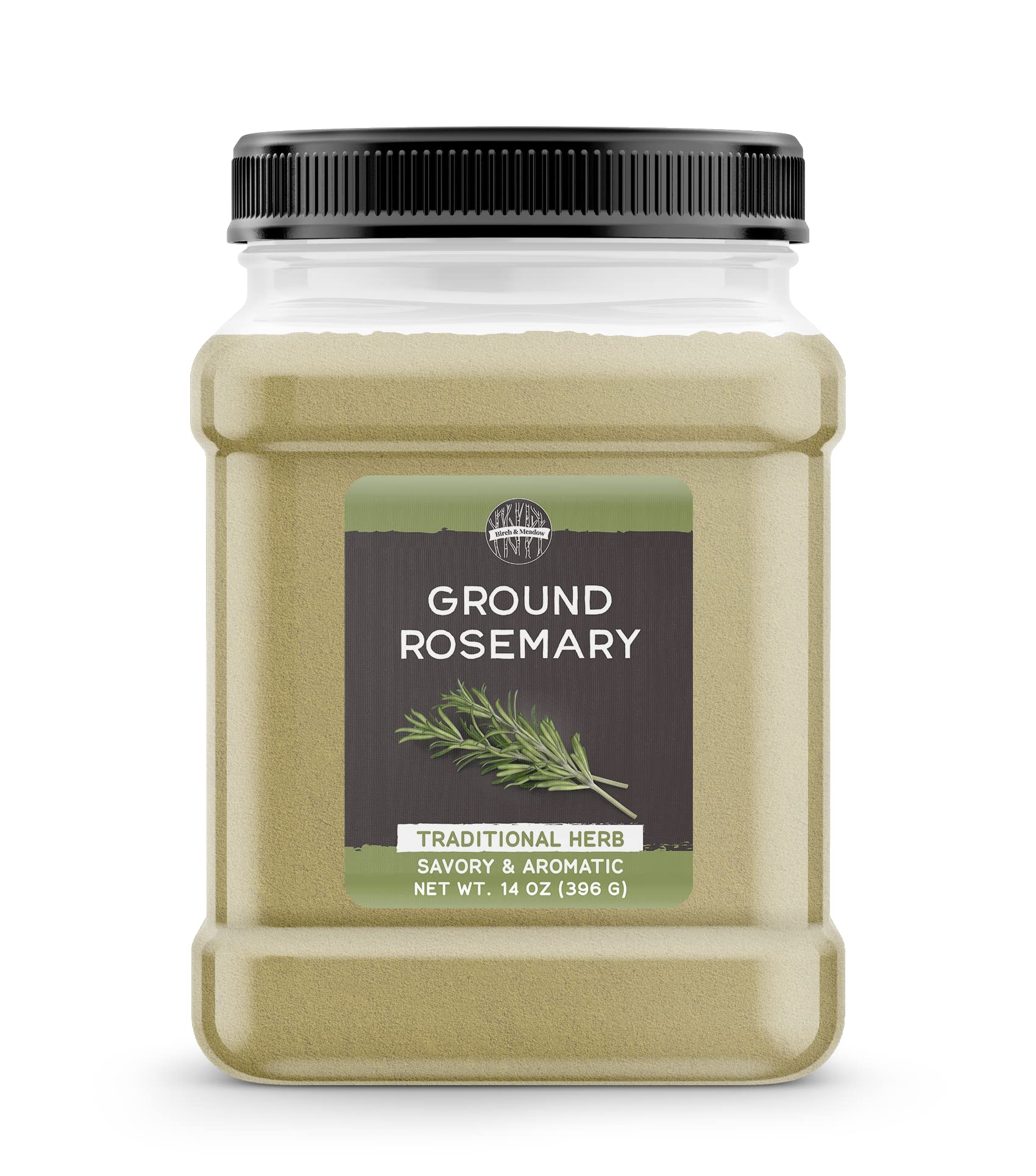 Birch & Meadow Ground Rosemary, Cooking Herb, Savory & Aromatic (14 Ounces)