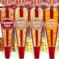 Generic Gourmet Popcorn - Premium Pack of 4 Mini Cones - 1.68 Ounce - Perfect for Small Spaces & Stocking Stuffers