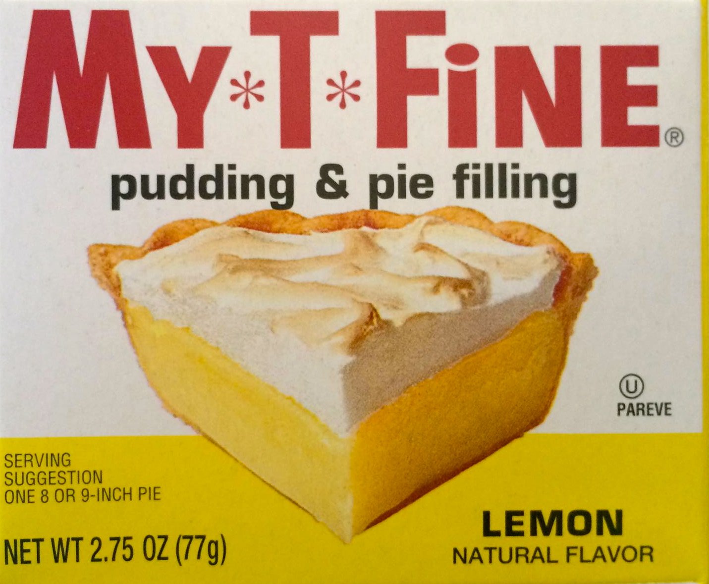 Lemon Pudding And Pie Filling Mix By My T Fine - 2.75 Ounce Box - 2 Box Pack