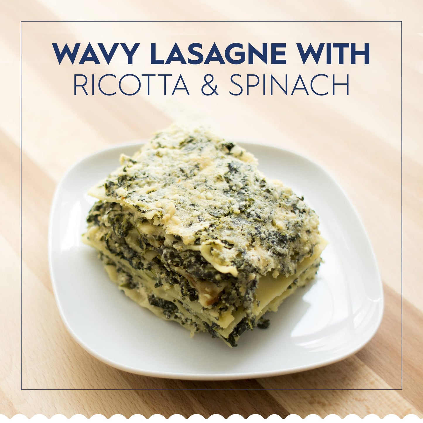 Barilla Wavy Lasagne Pasta, 16 oz. Box - Non-GMO Pasta Made with Durum Wheat Semolina - Kosher Certified Pasta