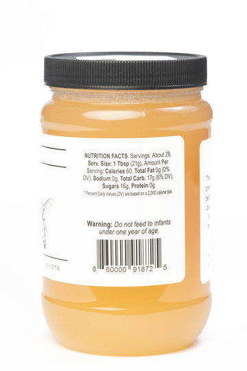 Tjo Bees Raw And Unfiltered Honey (22 Oz Jar)